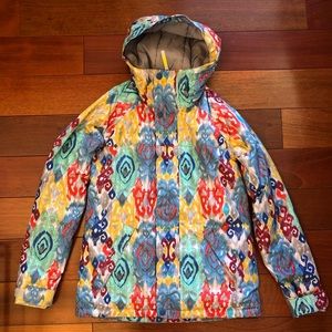 Woman’s Burton Multicolored Ski Jacket - Size M